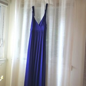 Bcbgmaxazria purple maxi dress